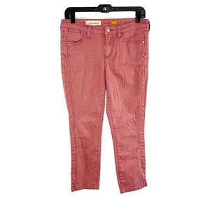 Pilcro - Anthropologie Salmon Stet Cropped Capri Jeans Women's Waist Size 28